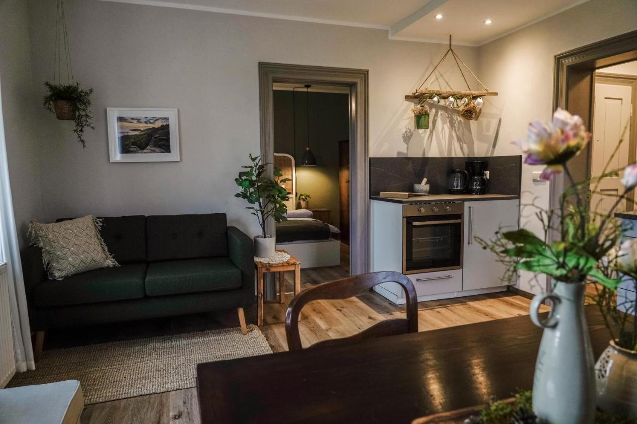 Urlaubsfreude Biedermann Haus Gluecksstein Ferienwohnung Smaragd Bad Schandau Eksteriør billede