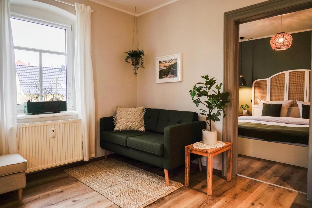 Urlaubsfreude Biedermann Haus Gluecksstein Ferienwohnung Smaragd Bad Schandau Eksteriør billede