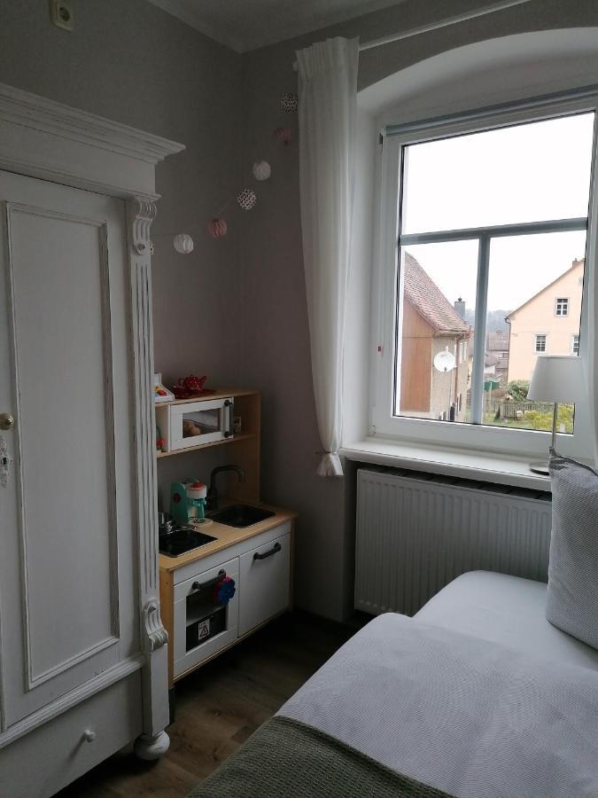 Urlaubsfreude Biedermann Haus Gluecksstein Ferienwohnung Smaragd Bad Schandau Eksteriør billede