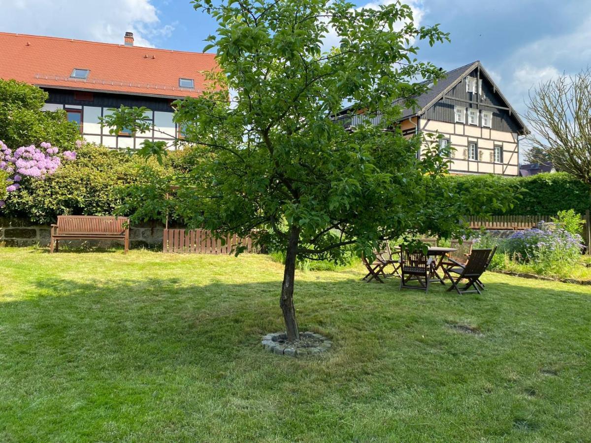 Urlaubsfreude Biedermann Haus Gluecksstein Ferienwohnung Smaragd Bad Schandau Eksteriør billede