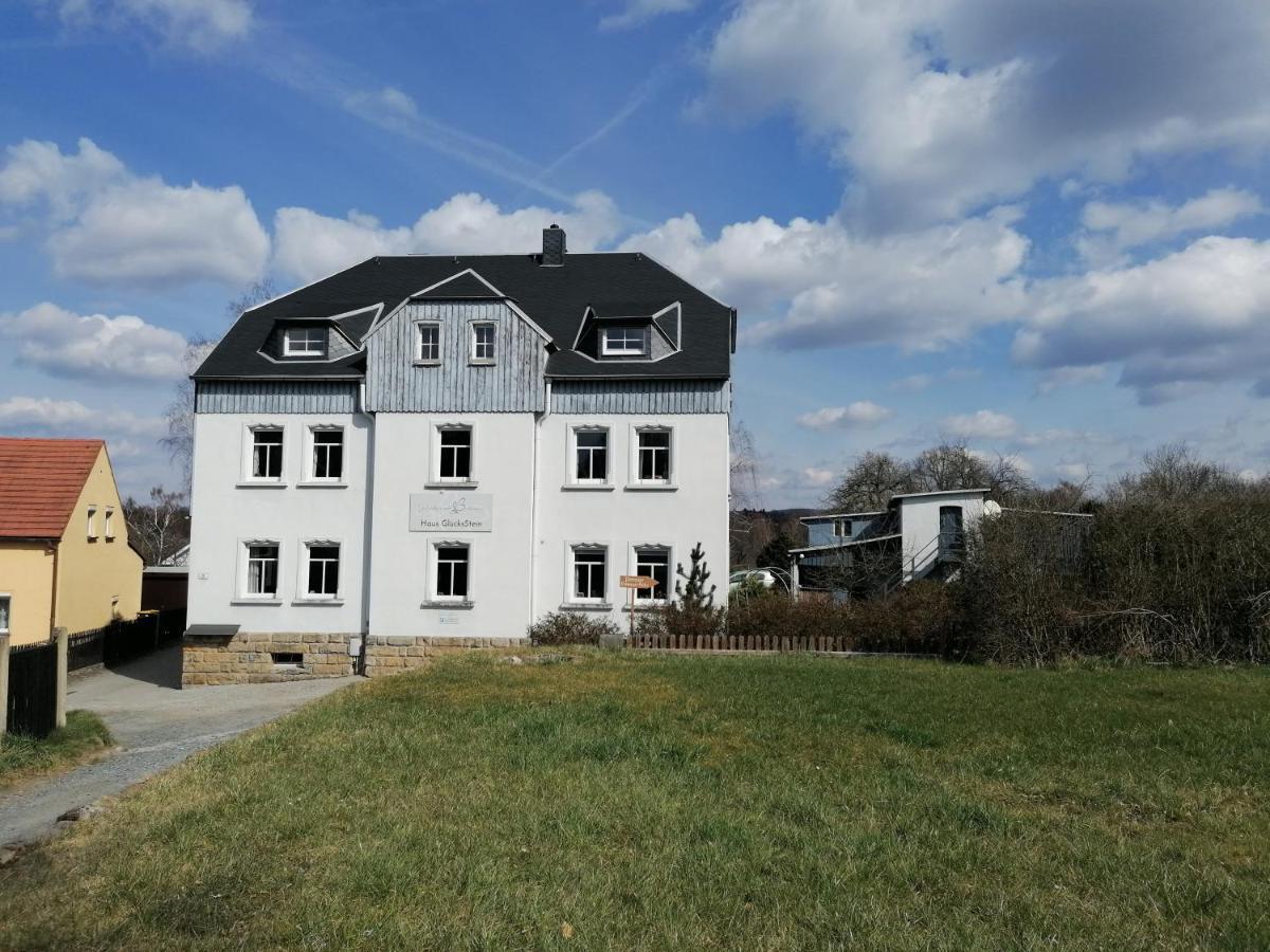 Urlaubsfreude Biedermann Haus Gluecksstein Ferienwohnung Smaragd Bad Schandau Eksteriør billede